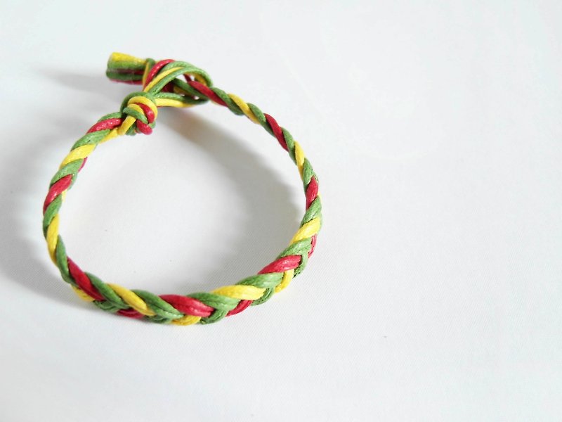 Jamaica / Handwoven Bracelet - Bracelets - Other Materials Green