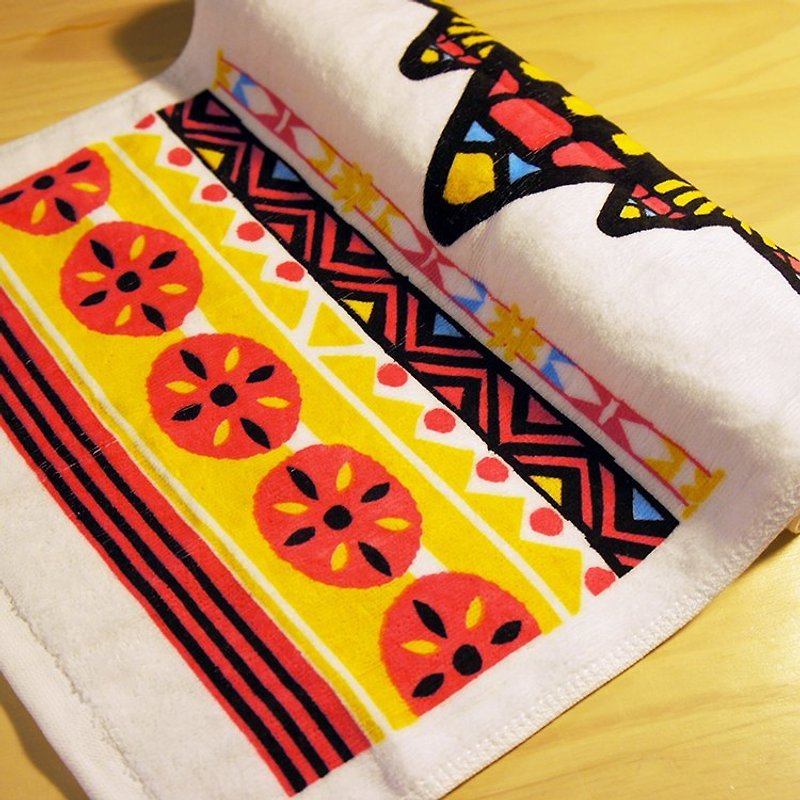 [Totem Series] anise star sports towel - Towels - Other Materials Brown