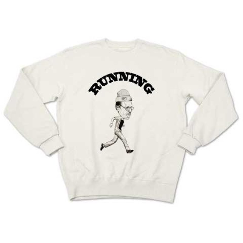 RUNNING（sweat white） - 男 T 恤 - 其他材質 