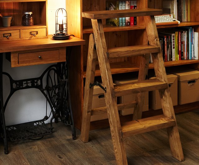 懐かしい木製のはしご ショップ Machikado その他の家具 Pinkoi