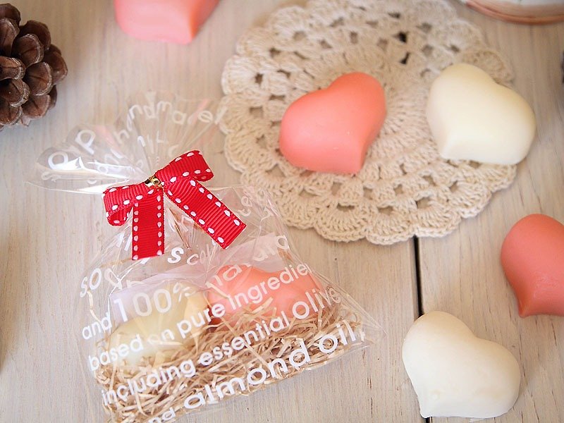 [Wedding Small Things] Hearts and Sweets Apricot Soap 10~200 Pack Subscript Area