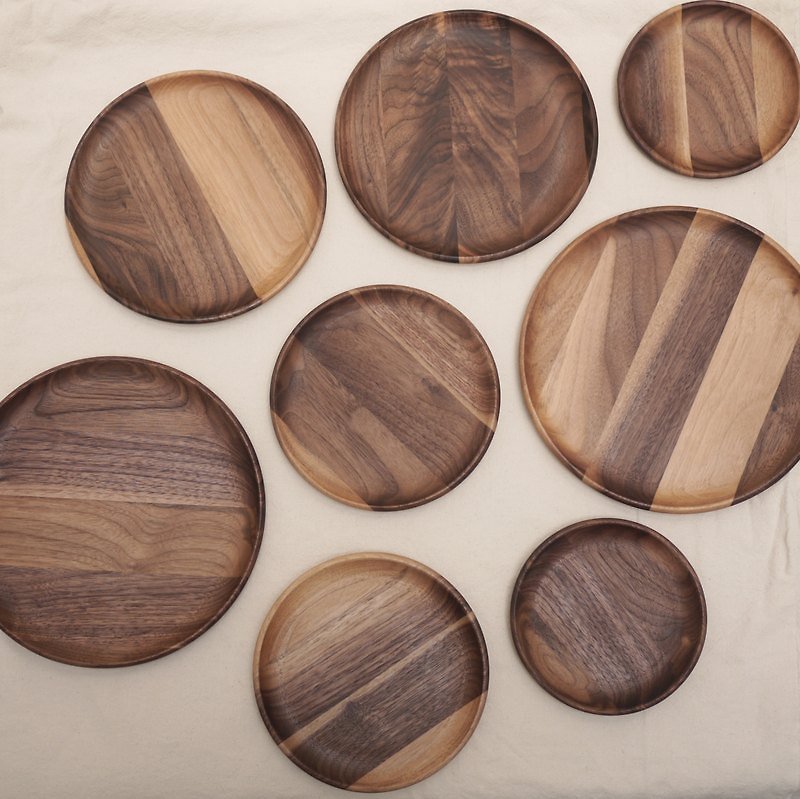 Everyday wood plate 20 cm - จานเล็ก - ไม้ 