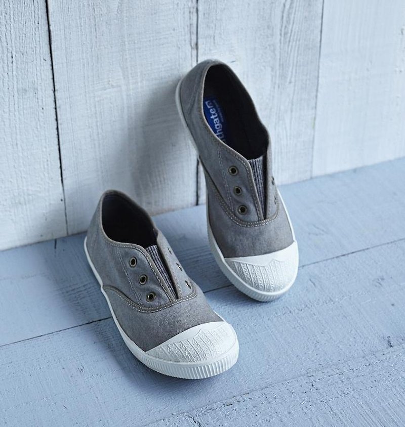 FREE granite gray (remaining JAP23.0 = EUR36) simple comfort / canvas shoes / lazy / casual shoes casual shoes Taiwanese nationals yield Southgate Nam Theun machine port - Women's Casual Shoes - Other Materials Gray