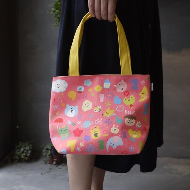 handbag_flower season - กระเป๋าถือ - วัสดุอื่นๆ สึชมพู