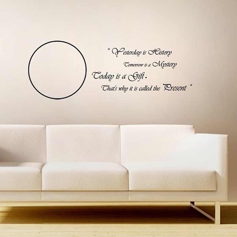 / Today / Wall Sticker / ECO-Material - Wall Décor - Other Materials Multicolor