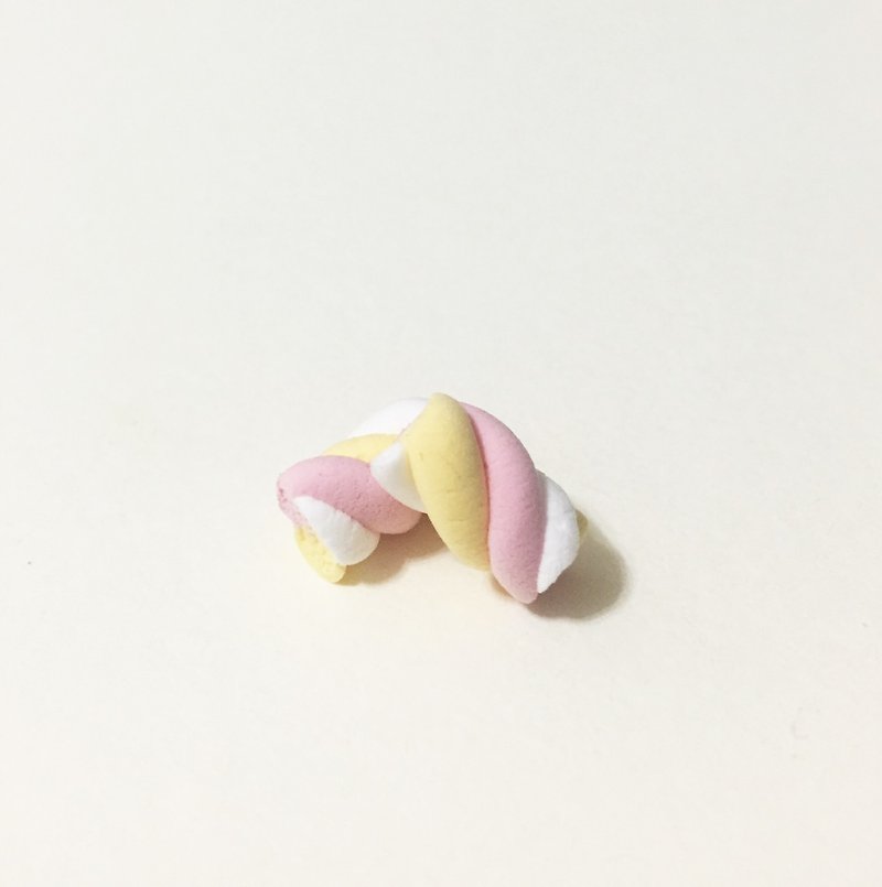 ~~mini new arrivals~~Marshmallow earrings set (2 sets) (can be changed to the Clip-On type) ((randomly send a mysterious gift for over 600)) - Earrings & Clip-ons - Other Materials Multicolor