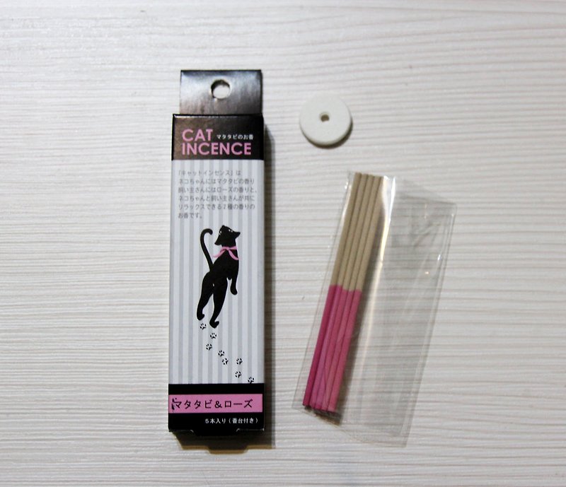 [Gift to cat lover] Gift for cats - all-natural Japanese made wood Scorpio incense. 5 roots - ของเล่นสัตว์ - วัสดุอื่นๆ หลากหลายสี