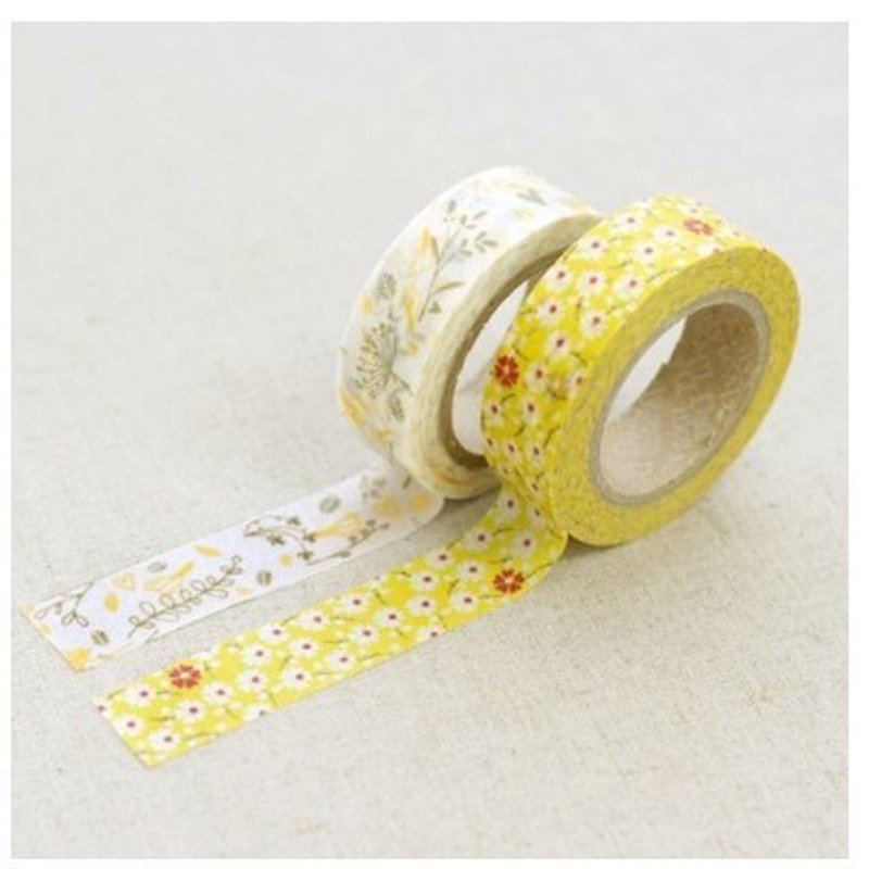 Dailylike and paper tape (2 into) 07-Sarah, E2D97709 - Washi Tape - Paper Yellow