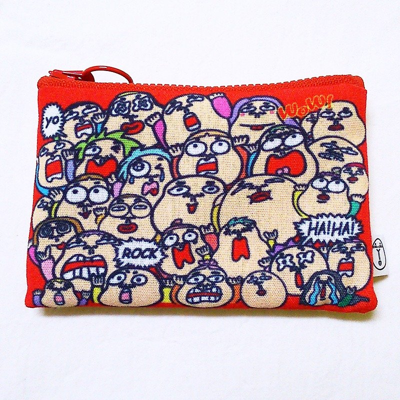 Mr.WEN - Toilet paper coin purse  021 - Coin Purses - Other Materials Red