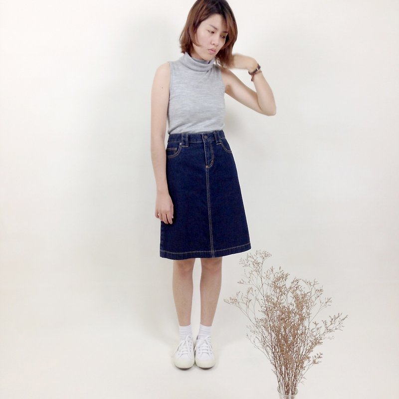 │ │ knew priceless vintage denim skirt VINTAGE / MOD'S - Skirts - Other Materials 