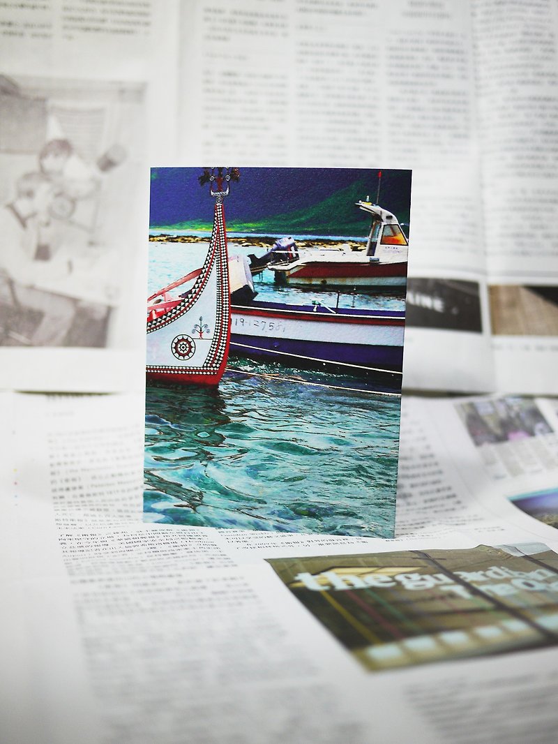 [Good] to travel A6 portable notebook ◆ ◇ ◆ ◆ ◇ ◆ Lanyu canoe - สมุดบันทึก/สมุดปฏิทิน - กระดาษ สีน้ำเงิน