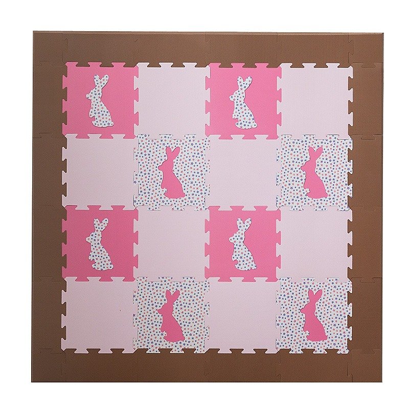 Rabbit jumping crawling mats - Sleeping Beauty powder - Other - Other Materials Pink