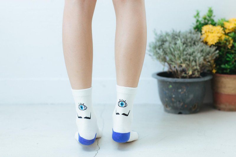 Ada ◤ ◤ devil series _ _ NAKID SOCKS_ socks socks - Socks - Other Materials White