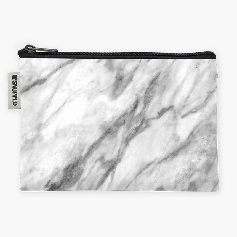 Snupped Zipper - 防水收納包 - Makrana Marble - 化妝包/收納袋 - 防水材質 
