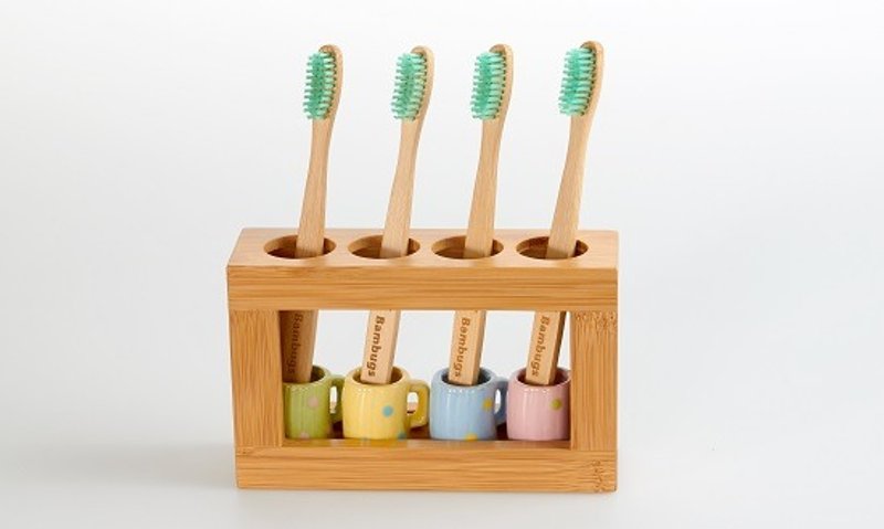Bambugs大小牙刷(禮品組) - 擺飾/家飾品 - 竹 綠色