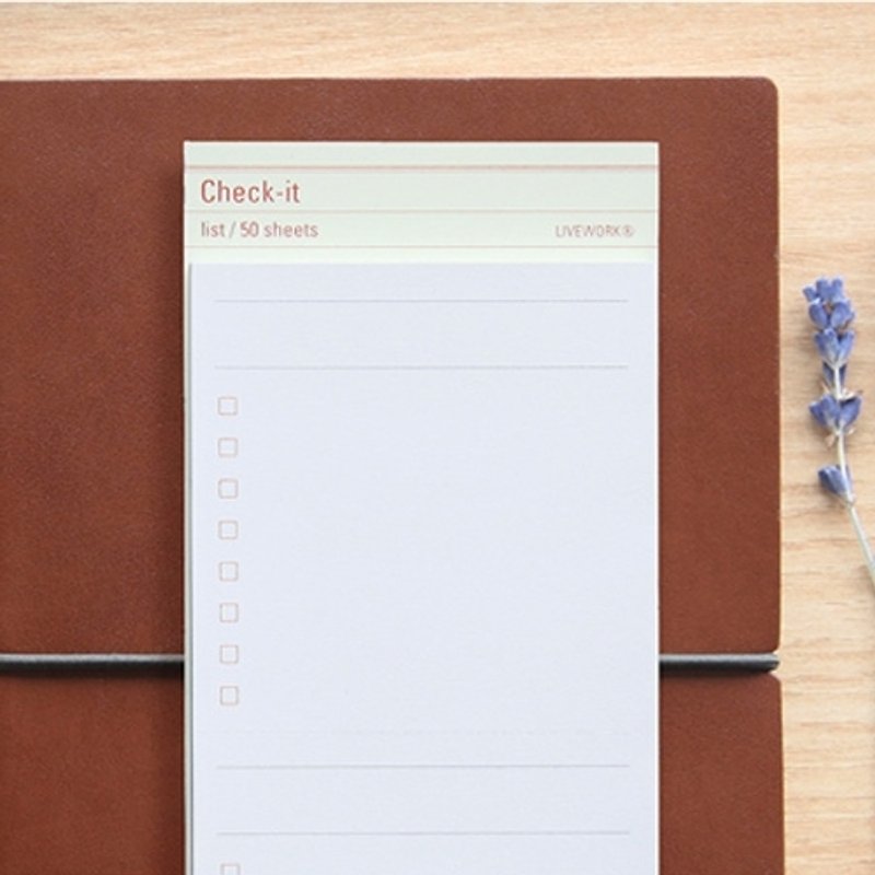Dessin-Check it note paper - do list (List), LWK91418 - Sticky Notes & Notepads - Paper White