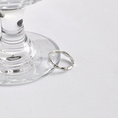 GreenRock Jewelry 竹節戒指 925純銀