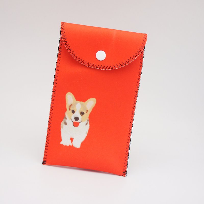BLR 裝紅包的紅包袋 手工限量製作 LeLe 柯基 - 其他 - 其他材質 紅色