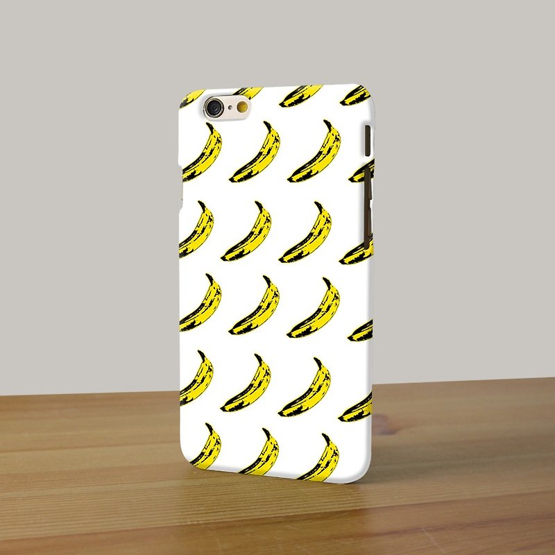 Andy Warhol Banana 3D Full Wrap Phone Case, available for  iPhone 7, iPhone 7 Plus, iPhone 6s, iPhone 6s Plus, iPhone 5/5s, iPhone 5c, iPhone 4/4s, Samsung Galaxy S7, S7 Edge, S6 Edge Plus, S6, S6 Edge, S5 S4 S3  Samsung Galaxy Note 5, Note 4, Note 3,  Not - เคส/ซองมือถือ - พลาสติก สีเหลือง