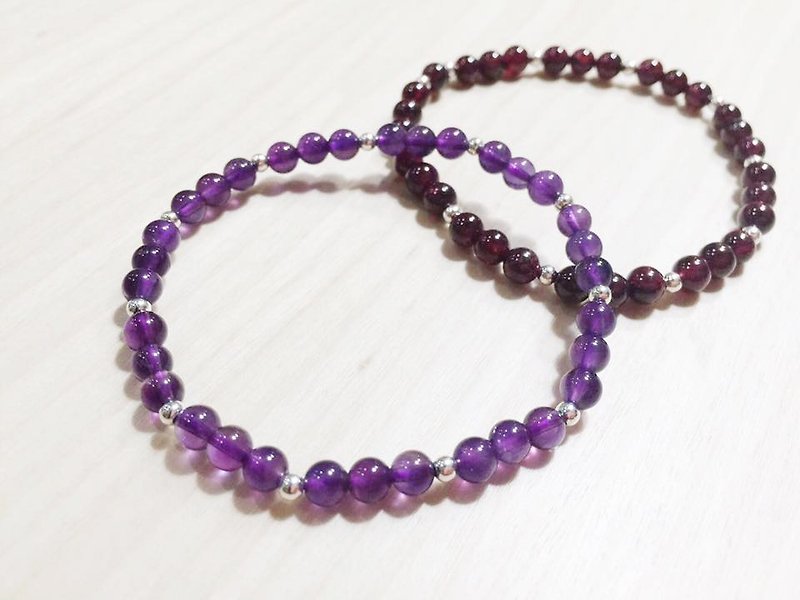 MH February birthstone series _ - Bracelets - Gemstone Purple