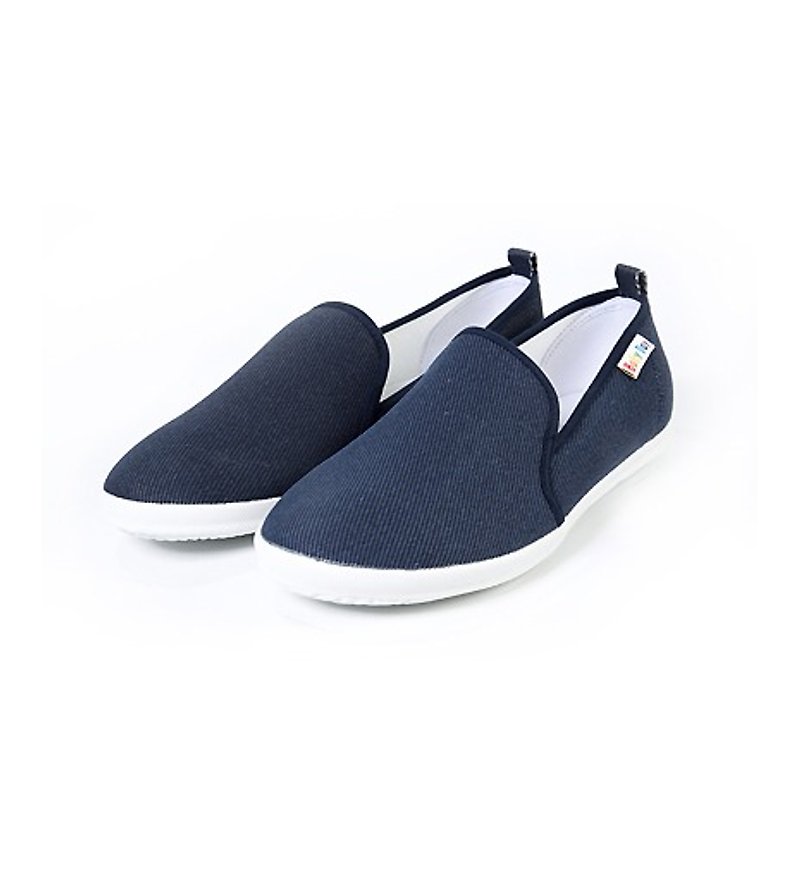 "Baby Day" comfortable and simple casual shoes "Women" dark blue children's shoes parent-child shoes - รองเท้าลำลองผู้หญิง - วัสดุอื่นๆ สีน้ำเงิน