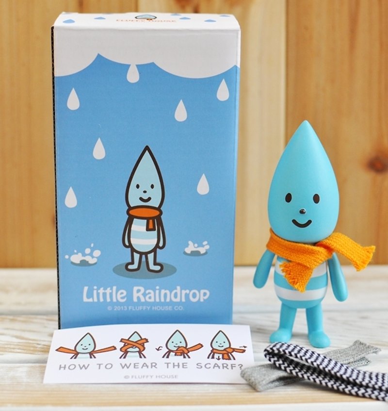 [Hong Kong] FLUFFY HOUSE small raindrops baby doll (Little Rain drop) ☆☆☆ - Stuffed Dolls & Figurines - Plastic Blue