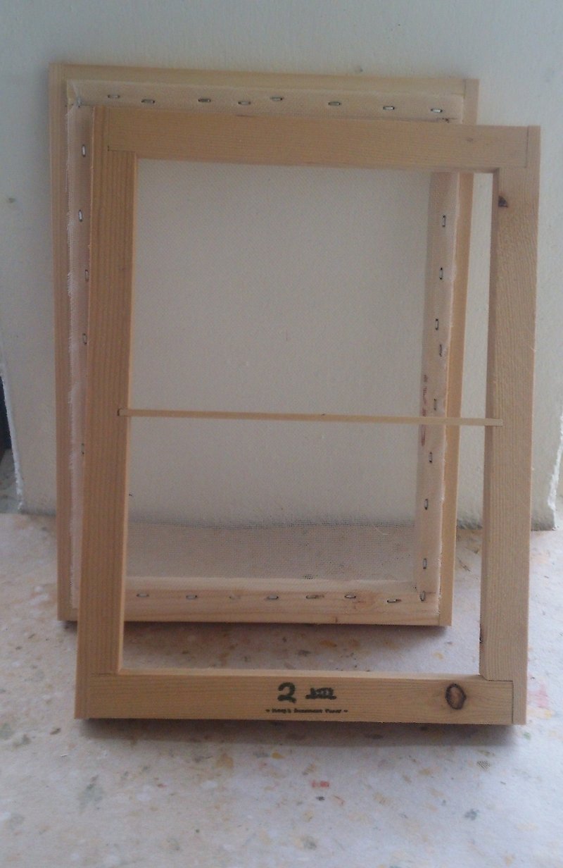 Cai Lun did not expect -A5 papermaking frame - Wood, Bamboo & Paper - Wood Khaki