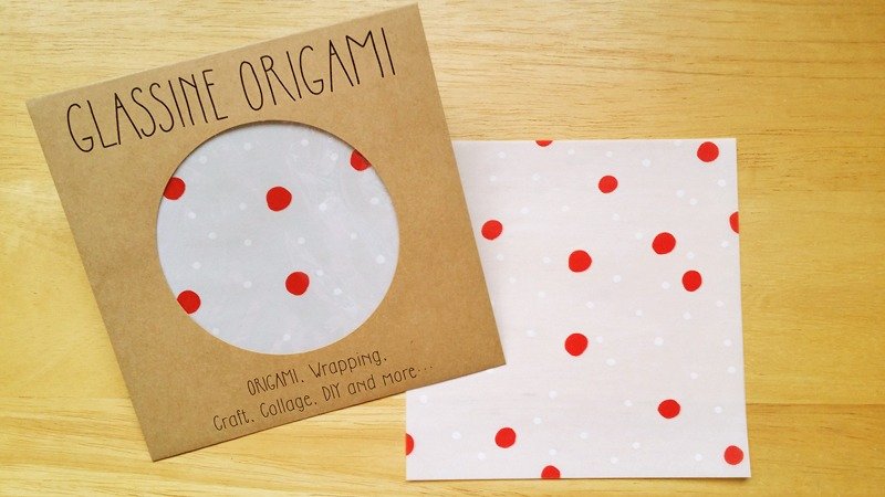 山本紙業 YAMAMOTO PAPER 半透明摺紙.藝術紙【Dots (GA561)】 - 包裝材料/包裝紙 - 紙 多色