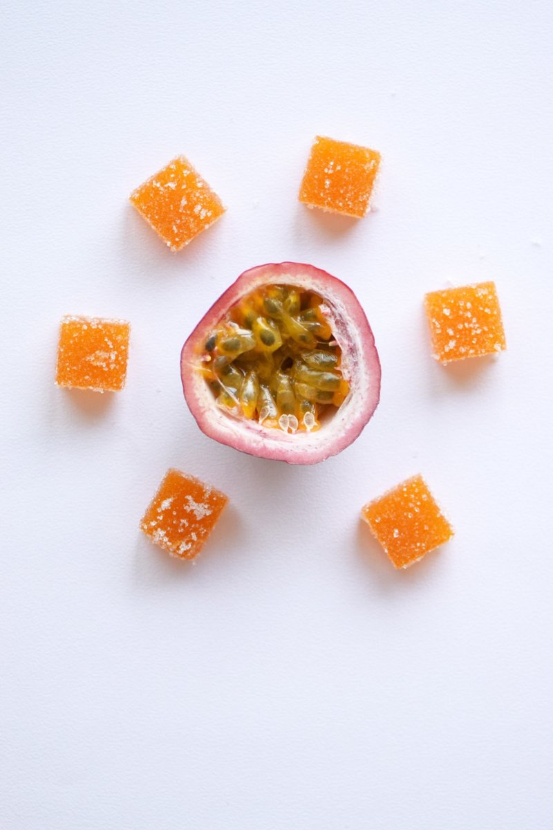 【百香果】 乾果醬 （1片裝/盒） - Snacks - Fresh Ingredients Orange