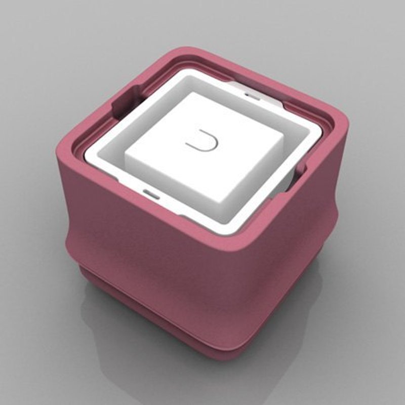 POLAR ICE Polar Ice Box Square Bamboo Series New Color - Square Ice (Pink) - เครื่องครัว - พลาสติก สึชมพู