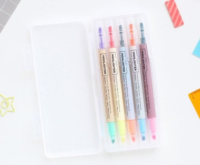 Livework Double-Sided Markers - 10 Colors - Pastel