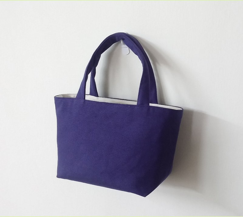 Small grape tote bag - Handbags & Totes - Other Materials Purple
