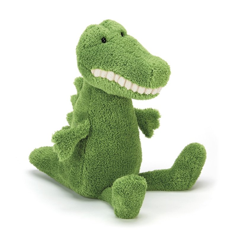 Jellycat Toothy Croc 36cm - Stuffed Dolls & Figurines - Cotton & Hemp Multicolor