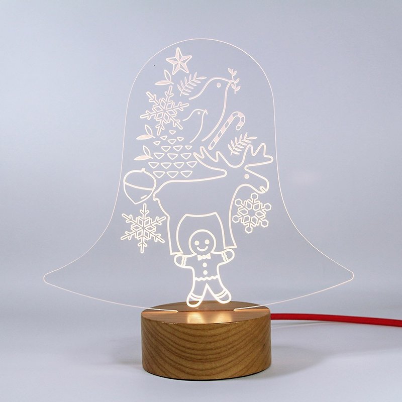 Soyee 自創 LED幸運鈴鐺耶誕燈 - 燈具/燈飾 - 壓克力 透明
