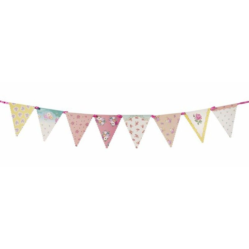 "Excellent Taste§ Party Bunting 2" UK Talking Tables Party Supplies - Items for Display - Paper Multicolor