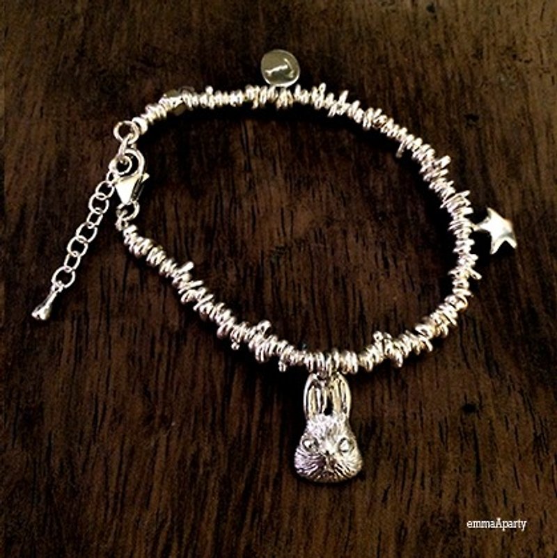 emmaAparty sterling silver bracelet'' bunny bracelet - สร้อยข้อมือ - เงินแท้ 