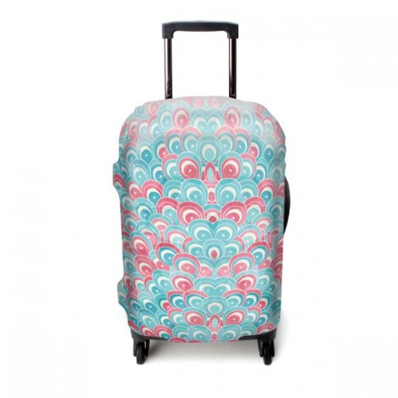 Elastic case set│Dream Peacock【M size】 - Luggage & Luggage Covers - Other Materials Multicolor
