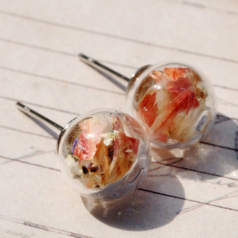 "Eyeliner" - DIY JAPAN - DIYTrade GORGEL - ต่างหู - แก้ว ขาว