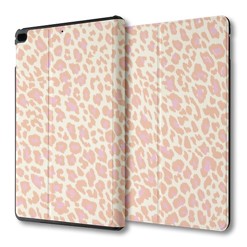 PIXO.STYLE 【出清優惠】iPad mini 翻蓋式保護套 平板皮套 粉色豹紋 003
