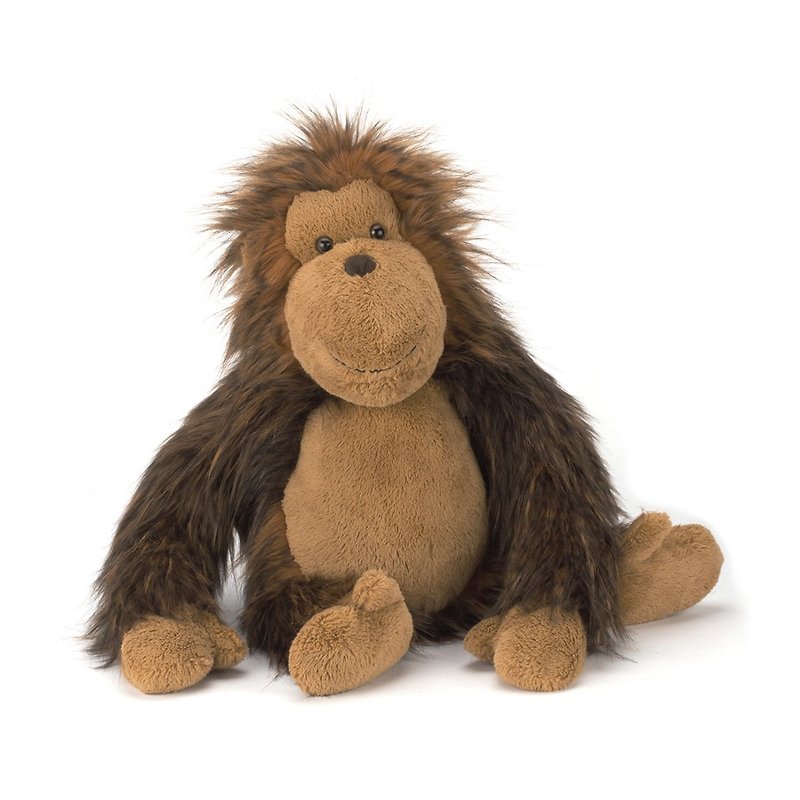 Olaf Orangutan 55cm 大猩猩 - 公仔模型 - 棉．麻 咖啡色