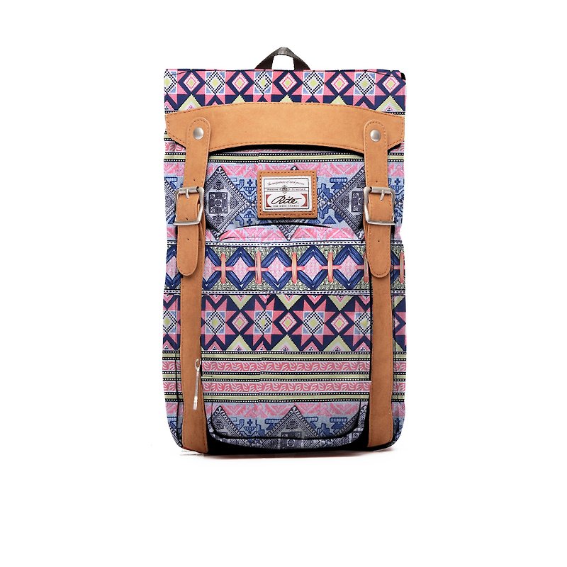 RITE | Brat Pack - red and blue totem | after the original removable backpack - Backpacks - Waterproof Material Multicolor