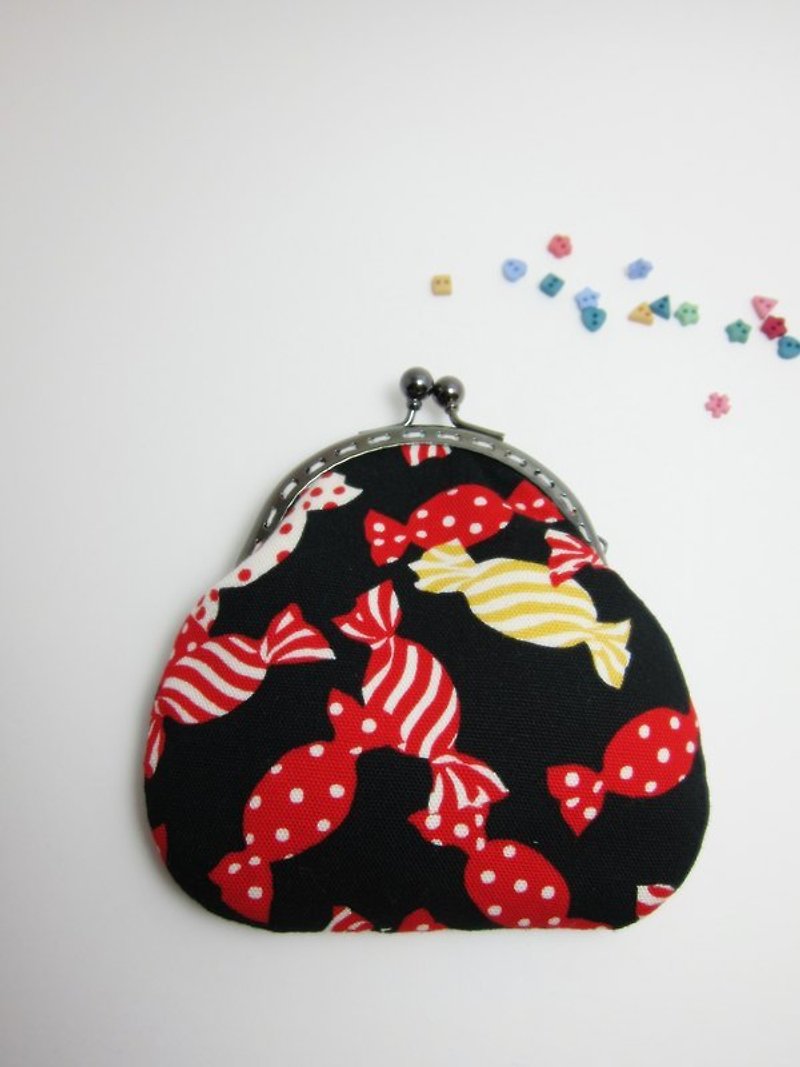 Fun candy small mouth gold (two-color) - Coin Purses - Other Materials Blue