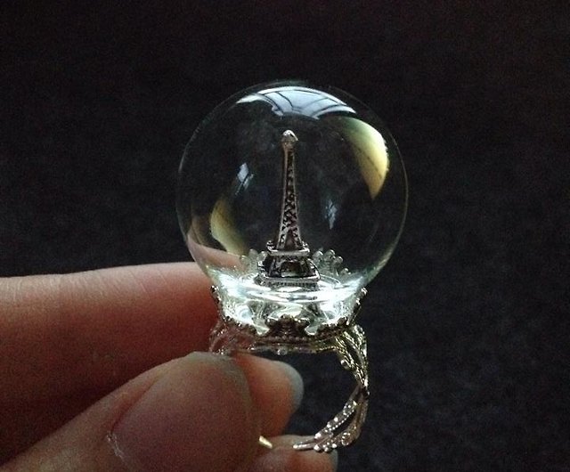 Imykaka]♥ロマンチックなパリのエッフェル塔の古典的なガラス球
