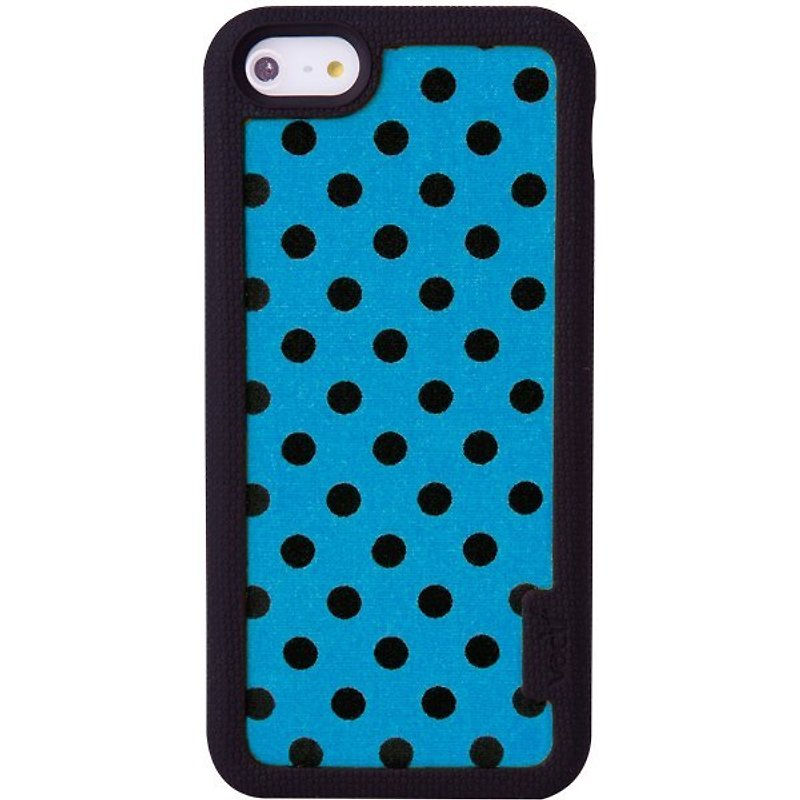 Vacii Haute iPhone5 / 5s / SE Cloth Cover - Blue Pop - Phone Cases - Other Materials Blue