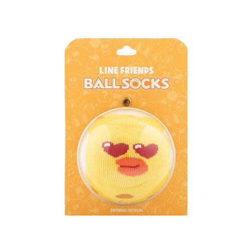 BALL SOCKS LINE FRIENDS球襪 愛心眼莎莉
