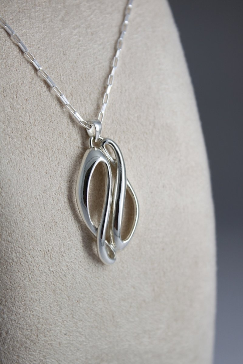 s925 Sterling Silver Necklace-Dual Fly (small) - Necklaces - Sterling Silver Silver