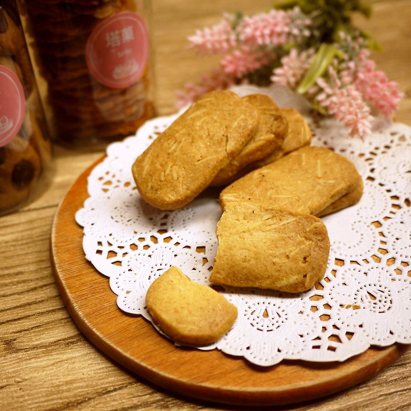 【塔菓】手工餅乾-奶香杏仁酥餅 - 手工餅乾 - 新鮮食材 金色