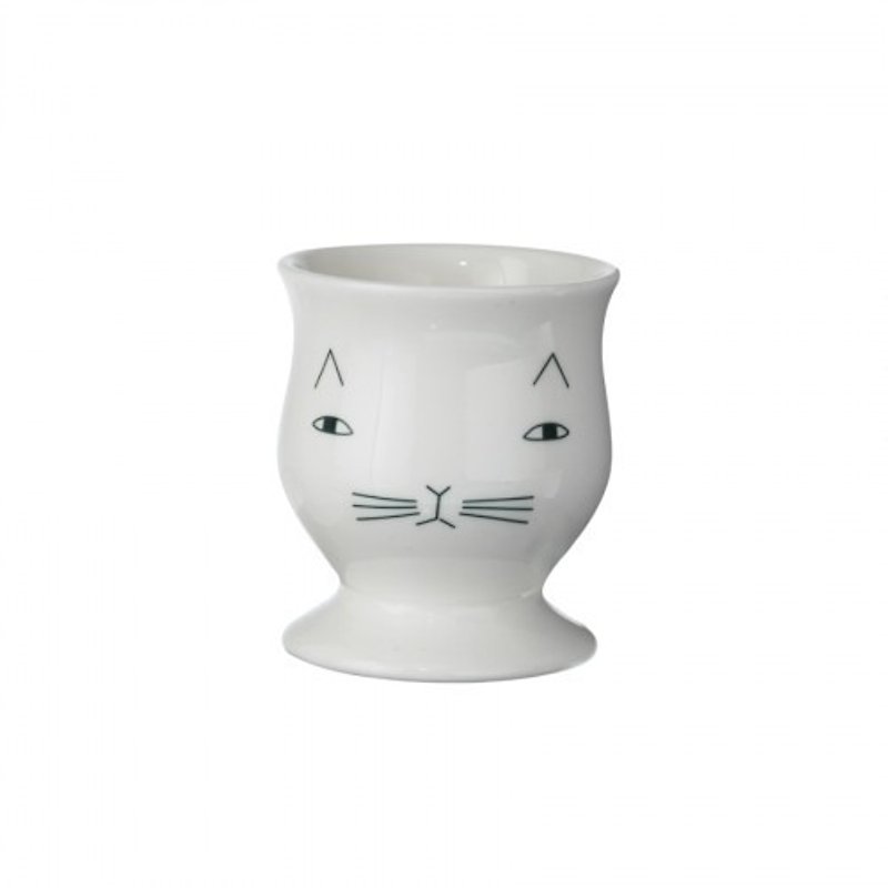 Mog 骨瓷蛋杯 | Donna Wilson - 廚具 - 瓷 白色