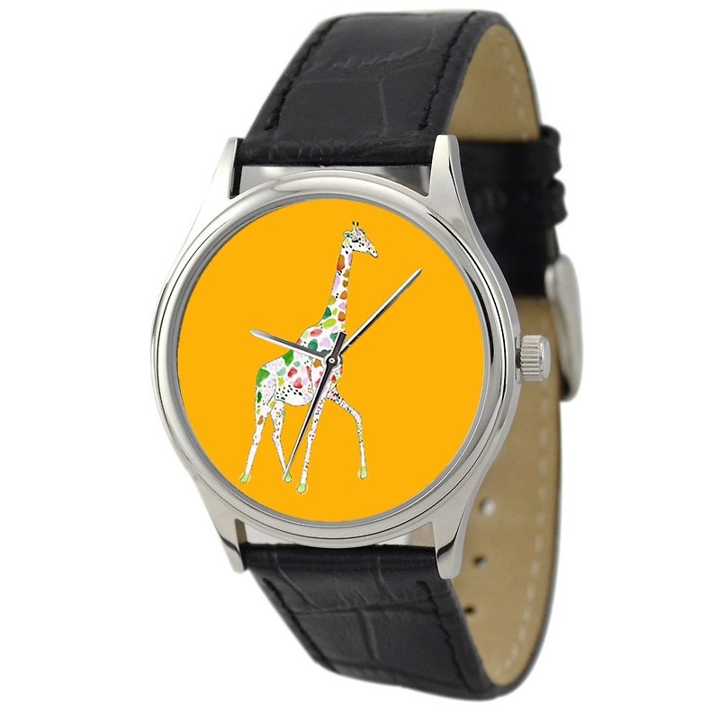 長頸鹿手錶 - 女錶 - 其他金屬 橘色