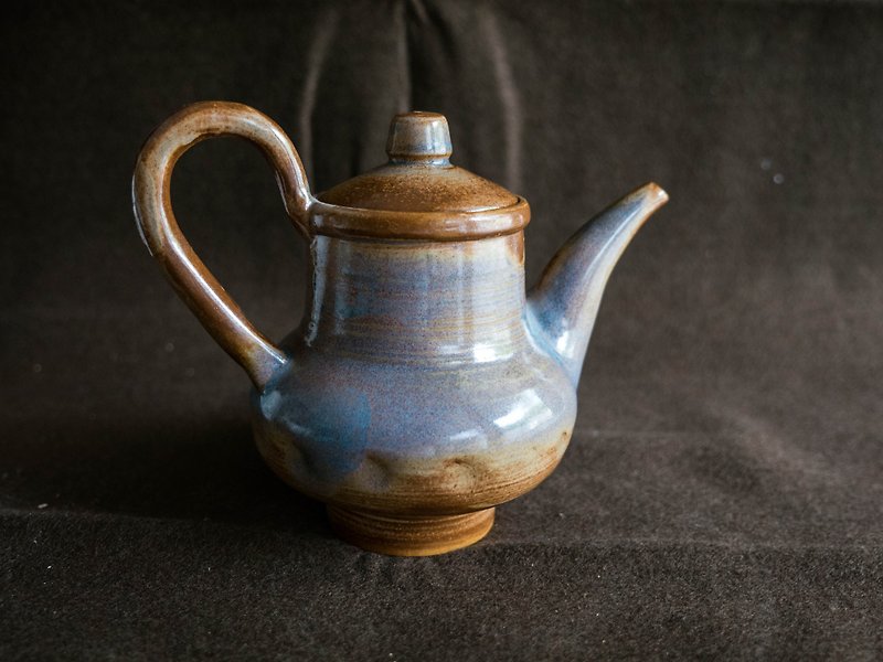 / Blue Coffee / hand-made pot - Teapots & Teacups - Other Materials Multicolor